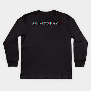 Audioslave - Horizon Glitch Kids Long Sleeve T-Shirt